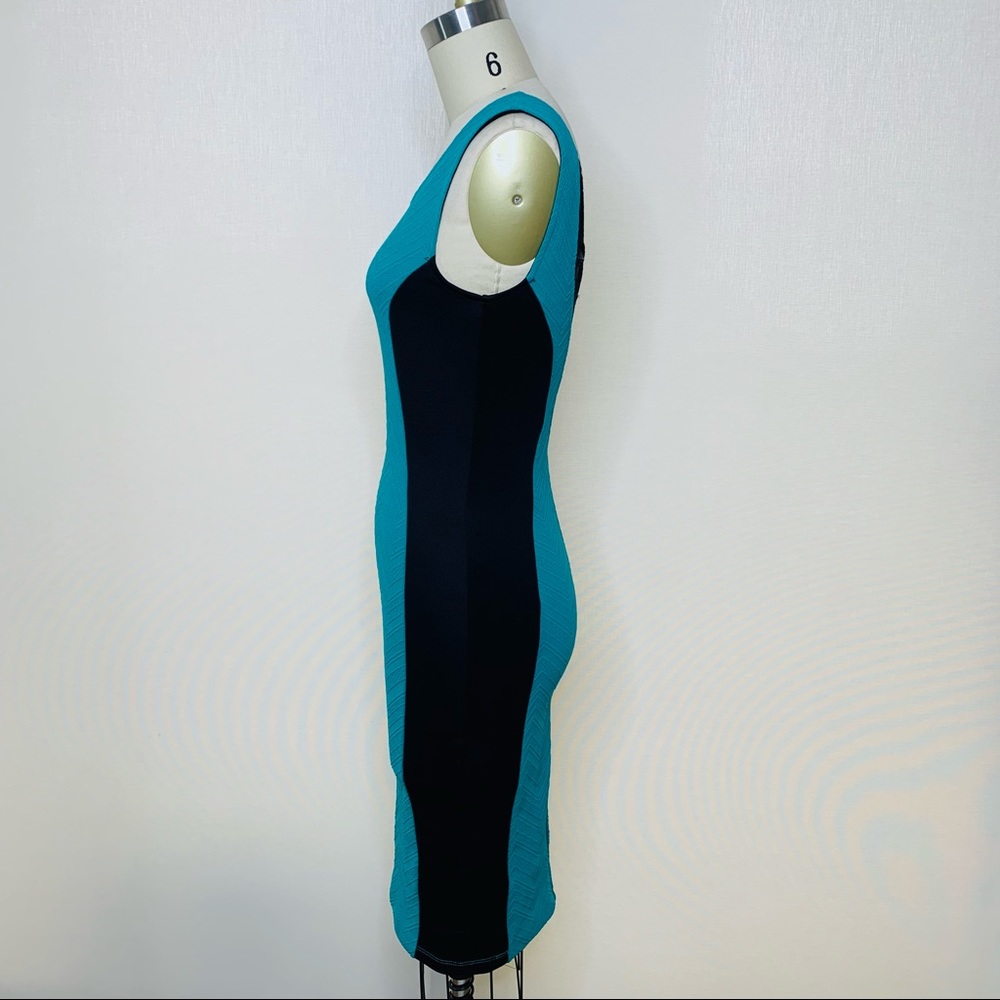 Bailey Blue Colorblock Bodycon Dress - Picture 3 of 8
